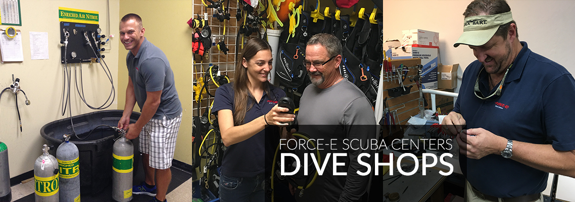 Scuba Dive Shop Locations - Force-E Scuba Center - Force-E ...