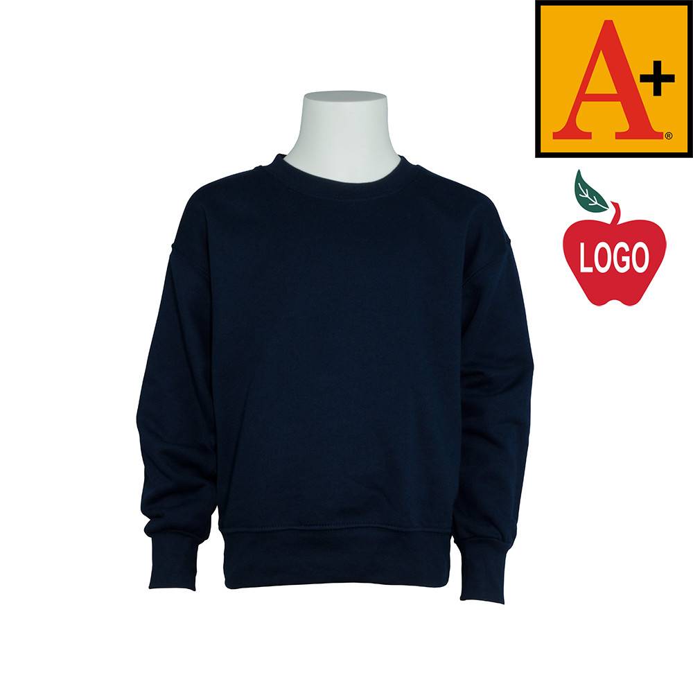 Navy Blue Crewneck Sweatshirt 6254 Merry Mart Uniforms
