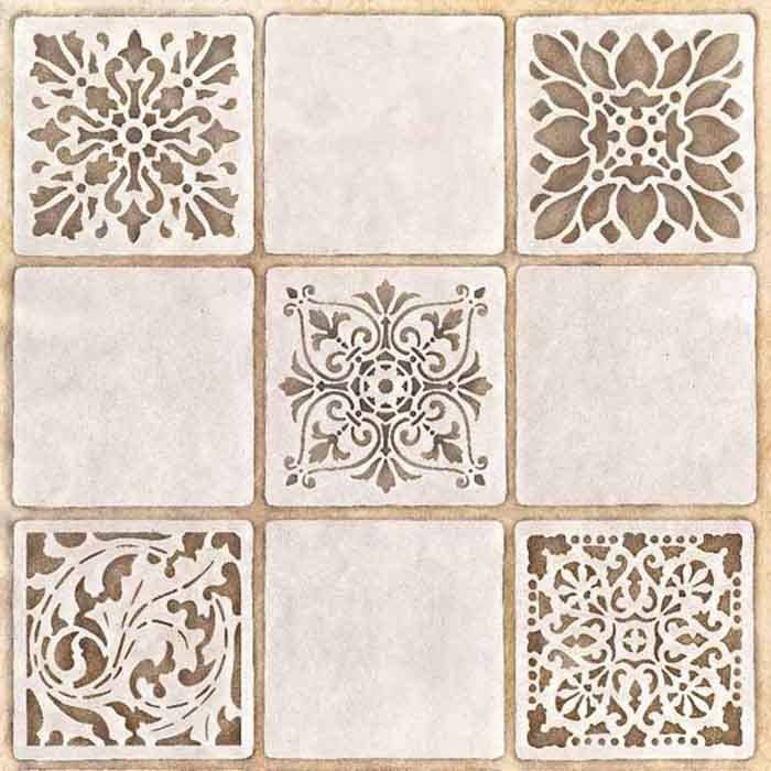 Renaissance Tile Stencils Set A Chalk It Up Royal Design Studio Renaissance Tile Stencils Set A