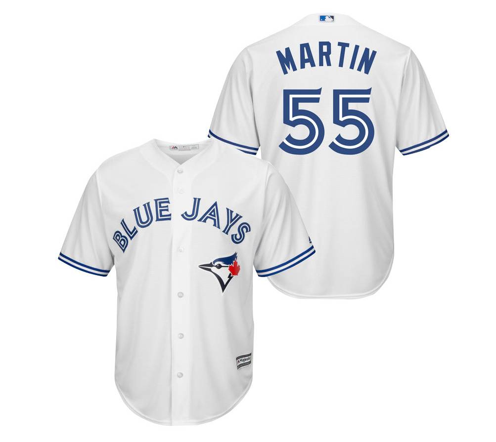 MAJESTIC Russel Martin Toronto Blue Jays Men's Replica Jersey ...