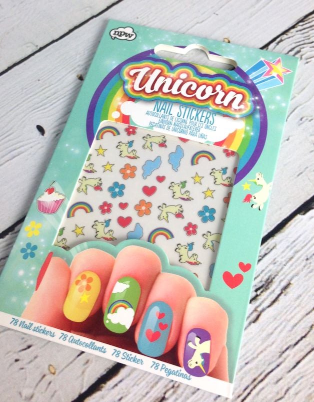 Unicorn Nail Sticker Silver in the City