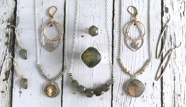 Silver, Gold & Labradorite