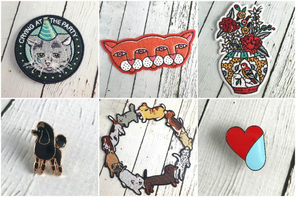 Patches & Enamel Pins from Stay Home Club