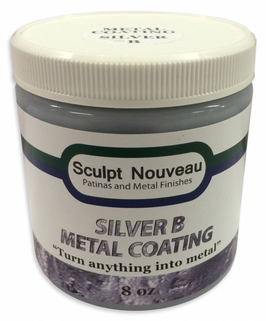 B Metal Coat Silver 8oz - The Compleat Sculptor - The Compleat Sculptor