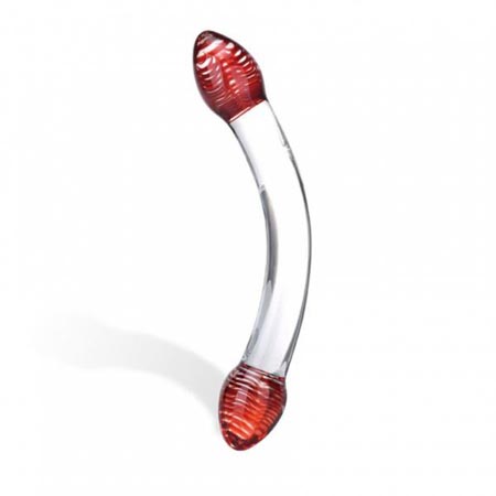 Glas 22 Red Head Dildo