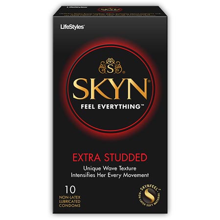 Lifestyles Skyn Extra Studded Condoms