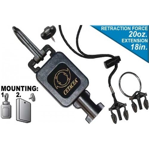 Cetacea CETACEA MINI RETRACTOR KIT w/split ring,lanyard,pin Cetacea CETACEA MINI RETRACTOR KIT w/split ring,lanyard,pin