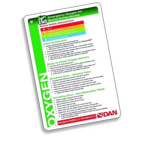 Dive & Photo DAN OXYGEN PROVIDER COURSE W/SLATE CARD 351-3280 Dive & Photo DAN OXYGEN PROVIDER COURSE W/SLATE CARD 351-3280