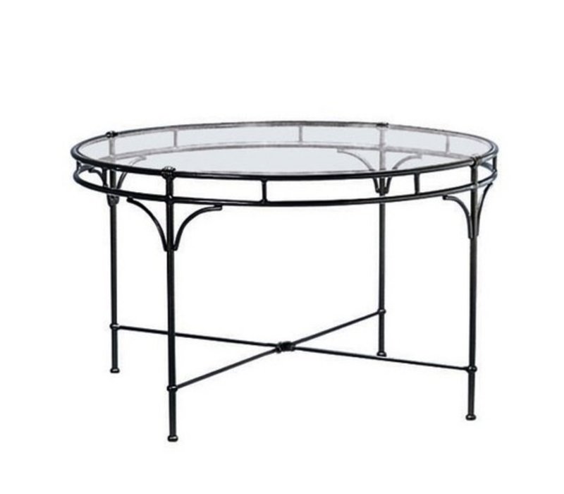 Brown Jordan Floine Round Dining Table With Gl Top Kolo Floine Round Dining Table With Gl Top
