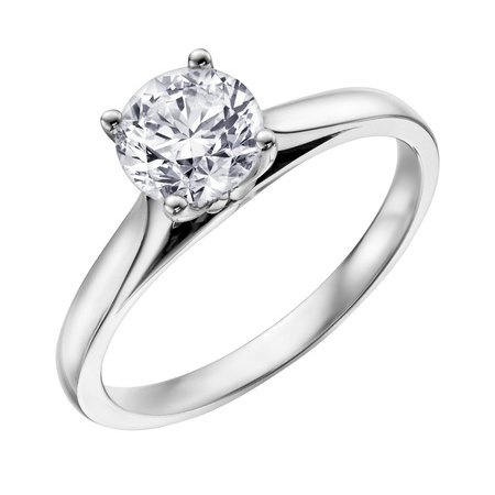 White Gold Solitaire Diamond Ring Online In Canada Canadian Diamond Solitare Ring 0 25ct 14kw