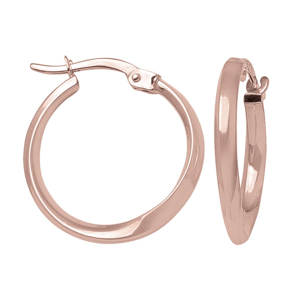 Rose Gold Hoops Online In Canada Hoop Earrings Rg