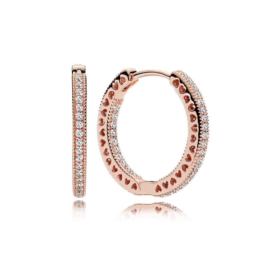 Pandora Rose Hearts Of Earrings Online In Canada Pandora 286318cz Hearts Of