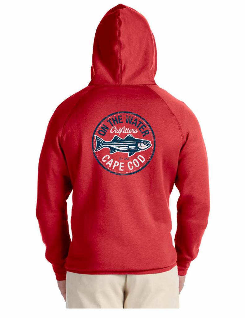 Retro Circle Full Zip Hoodie - On The Water Outfitters