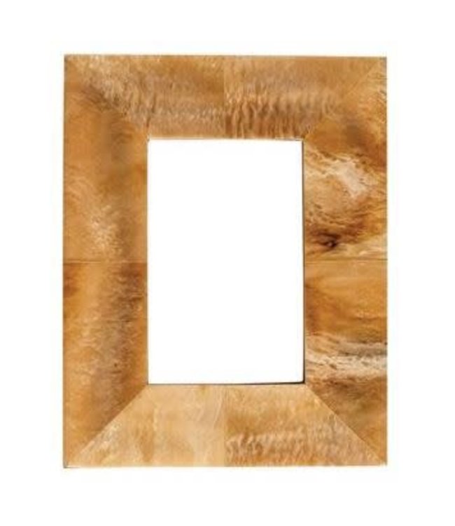 Creative Co Op Natural Horn Photo Frame 7 X 9 The Gingham Buffalo Creative Co Op Natural Horn Photo Frame 7 X 9