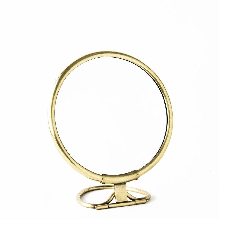 Florin Round Vanity Mirror Large Nineteen Ten Home Boutique Florin Round Vanity Mirror Large