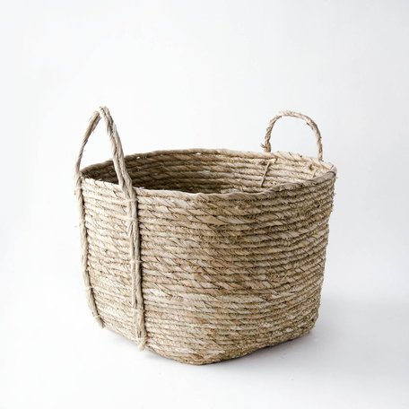 Tall Wire Basket Large Nineteen Ten Home Boutique Woven Basket W Handle Large