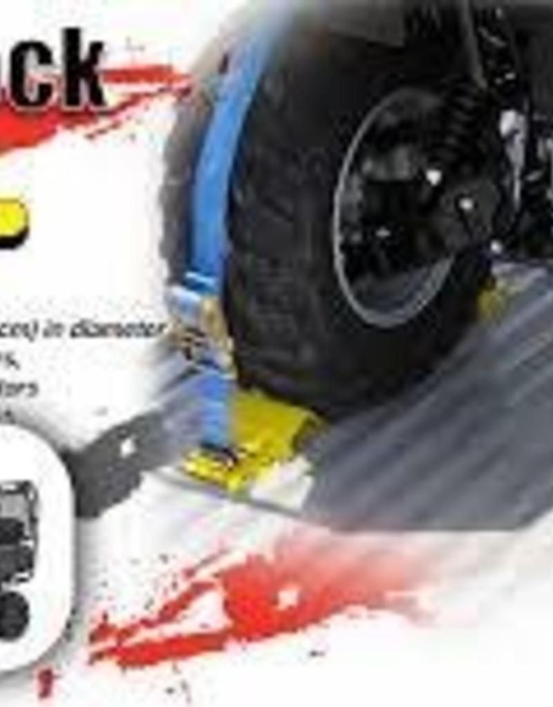 Erickson ATV ETrack TieDown Kit w/ Ratchet Straps and Wheel Chocks