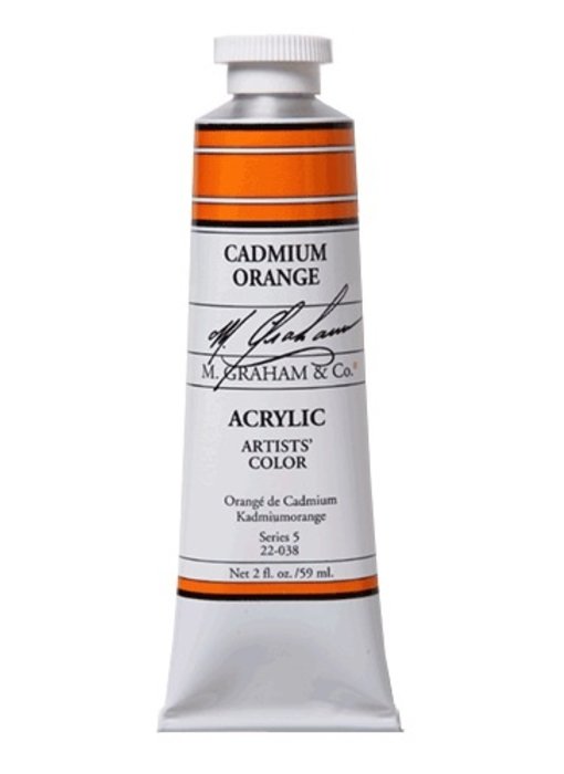 Acrylic Paint Endeavours And Thinkplay M Graham Artists Acrylic 2oz Cadmium Orange