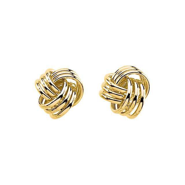 14kt Yellow Gold Knot Earrings Freedman Jewelers Boston Stuller 14kt Yellow Gold Knot Earrings