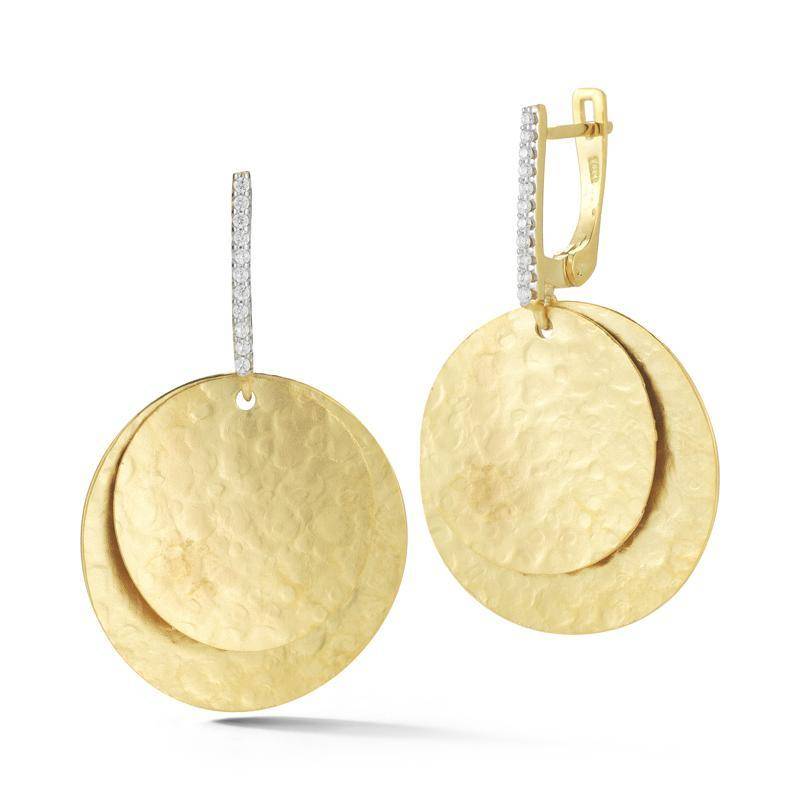 I Reiss 3176y Yellow Gold Disc Earrings Freedman Jewelers