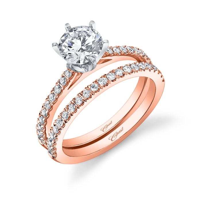 Freedman Jewelers - Rose Gold Bridal Set