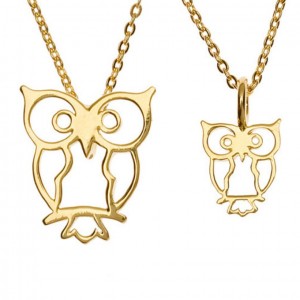 Samantha Faye Owl Necklace Pair