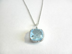 Blue Topaz Necklace