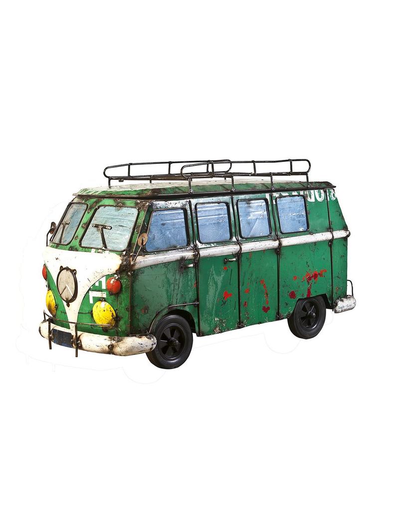 Kool Kombi Cooler Dark Green Recycled Metal Art Cargo Trading Co Think Outside Kool Kombi Vw Bus Cooler Dark Green