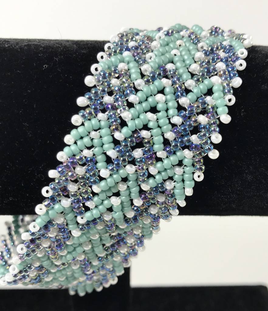Woven Bead Cuff Bracelet Marketplace New England Inc Beaded Jewelry 4 U Woven Bead Cuff Bracelet