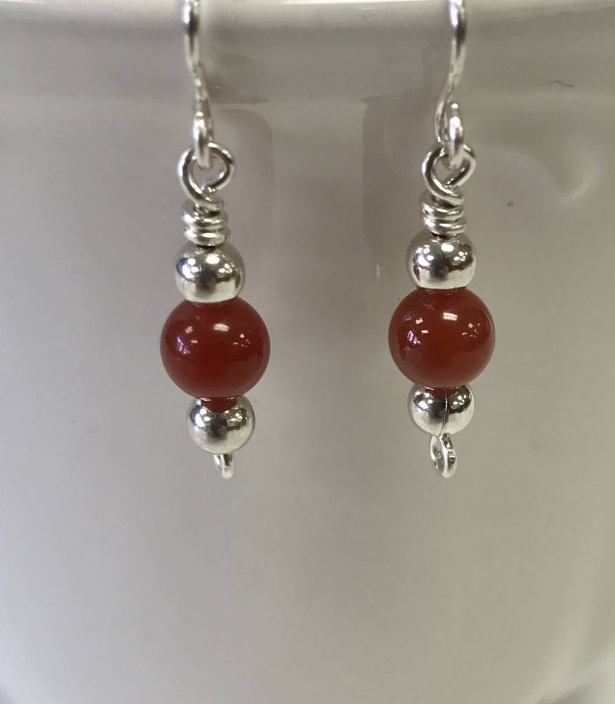 Patty Roy Jewelry Sterling Silver And Carnelian Earrings Patty Roy Jewelry Sterling Silver And Carnelian Earrings