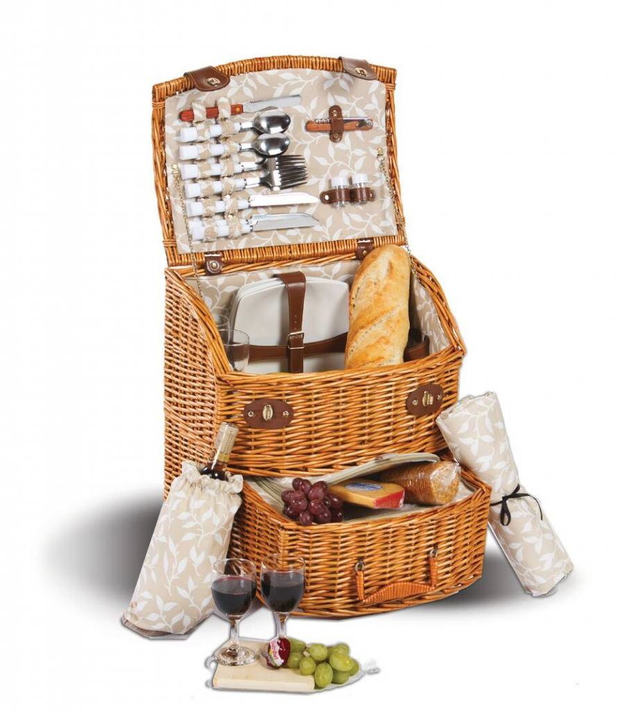 Oak And Olive Exeter 4 Person Picnic Basket Murphy S Department Oak Olive Formerly Picnic Plus And Exeter 4 Person Basket