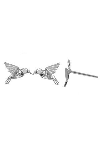 Boma Sterling Silver Hummingbird Stud Earrings Bellaboo Boma Sterling Silver Hummingbird Stud Earrings