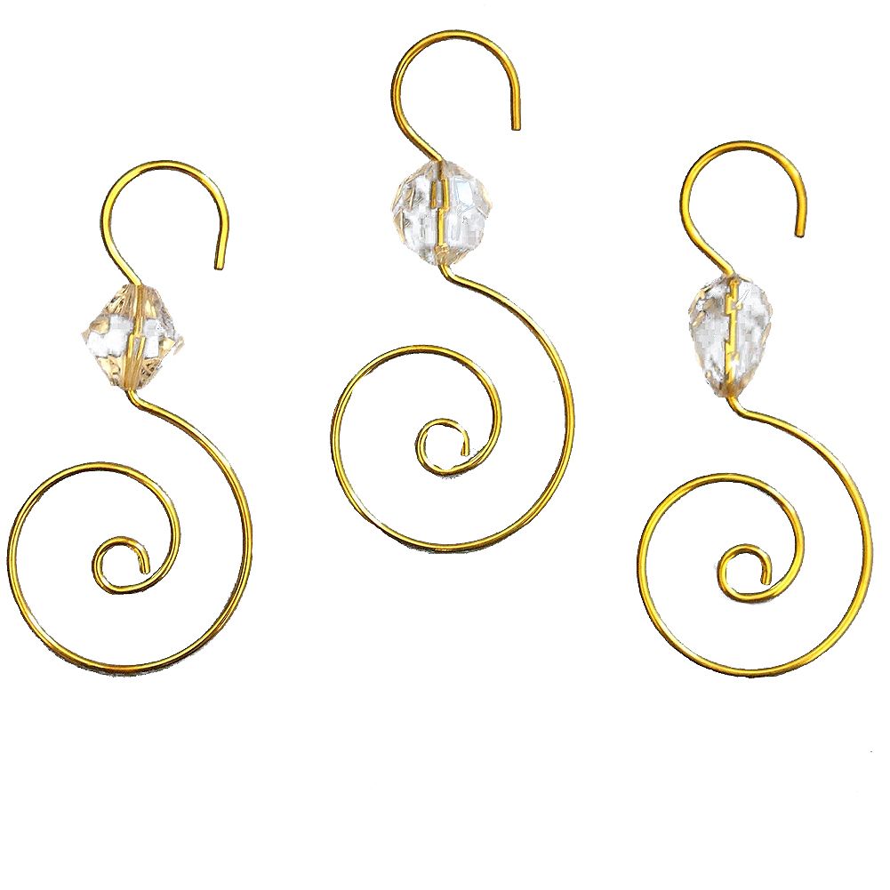 kurt adler christmas ornament hooks gold wire w clear acrylic jewel 24pc kurt adler - Christmas Ornament Hooks kurt adler christmas ornament hooks gold wire w clear acrylic jewel 24pc kurt adler - Christmas Ornament Hooks