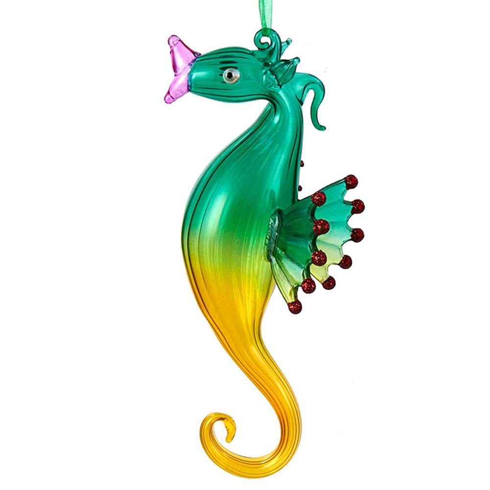 kurt adler glass seahorse christmas ornament green yellow c1950 gy kurt adler - Seahorse Christmas Ornament kurt adler glass seahorse christmas ornament green yellow c1950 gy kurt adler - Seahorse Christmas Ornament