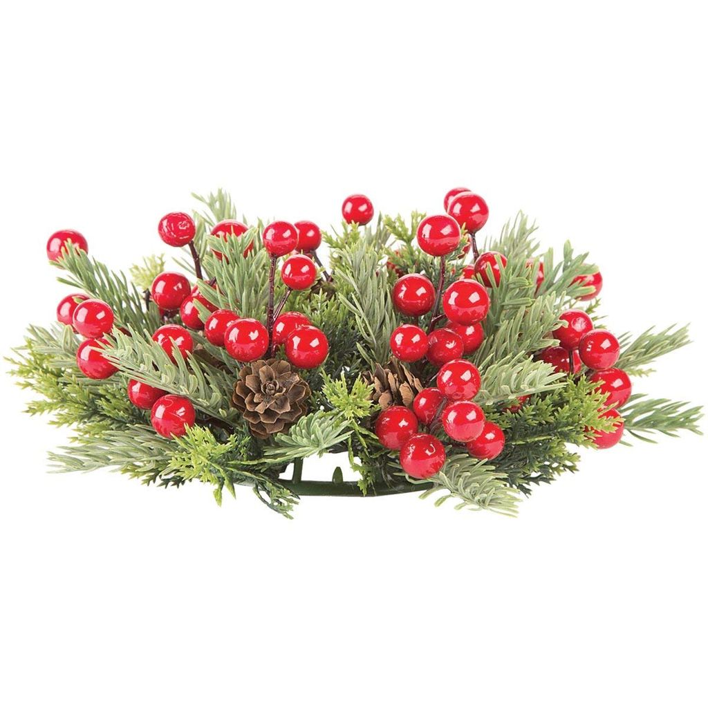 darice christmas candle ring for 3 in pillar mini wreath pine berry - Decorative Christmas Candle Rings darice christmas candle ring for 3 in pillar mini wreath pine berry - Decorative Christmas Candle Rings