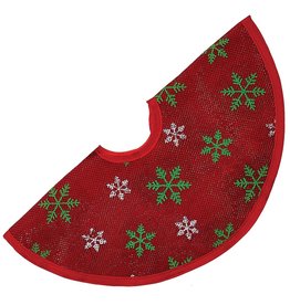 Kurt Adler Christmas Tree Skirt Miniature 12D Inches Red Green White Kurt Adler Christmas Tree Skirt Miniature 12D Inches Red Green White