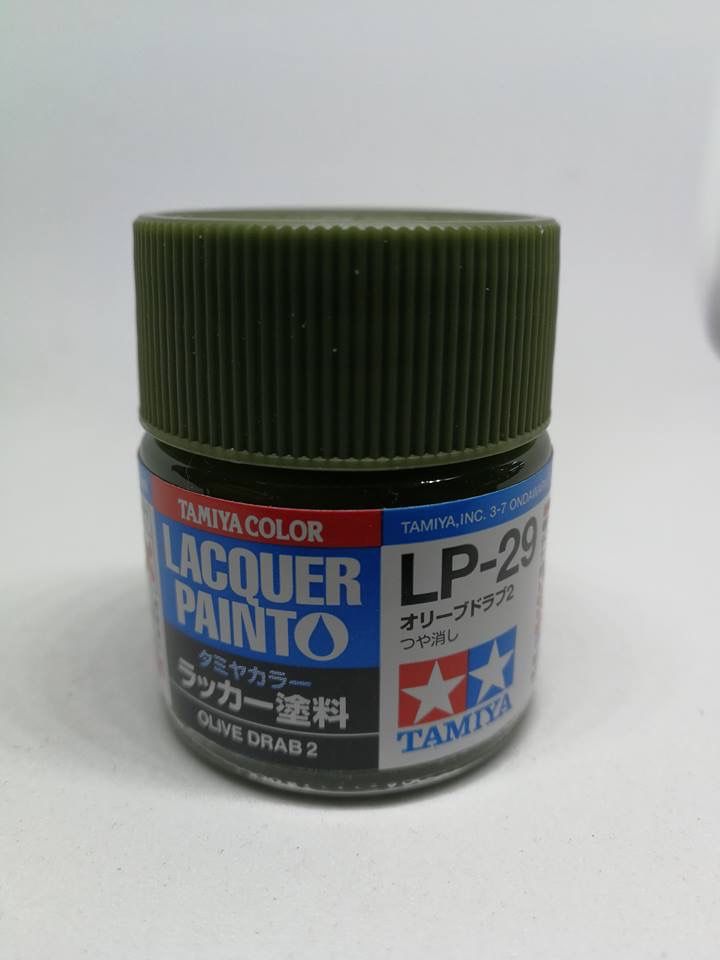 TAMIYA TAMIYA LACQUER PAINT OLIVE DRAB 2 LP-29 | acercmodels