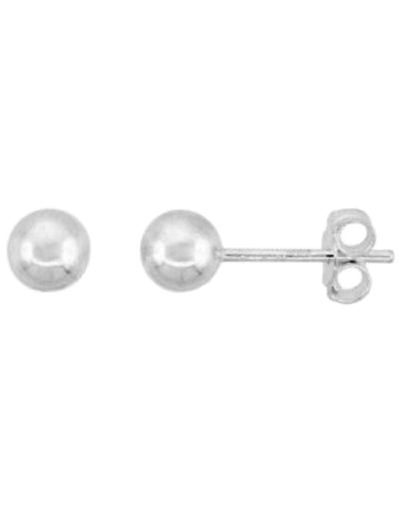 Sterling Silver Ball Stud Earrings 5mm Simply Sterling Silver Ball Stud Earrings 5mm