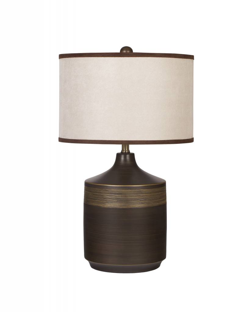 Signature Design Ceramic Table Lamp Set Of 2 Brown L129914 Home Signature Design Ceramic Table Lamp Set Of 2 Brown L129914