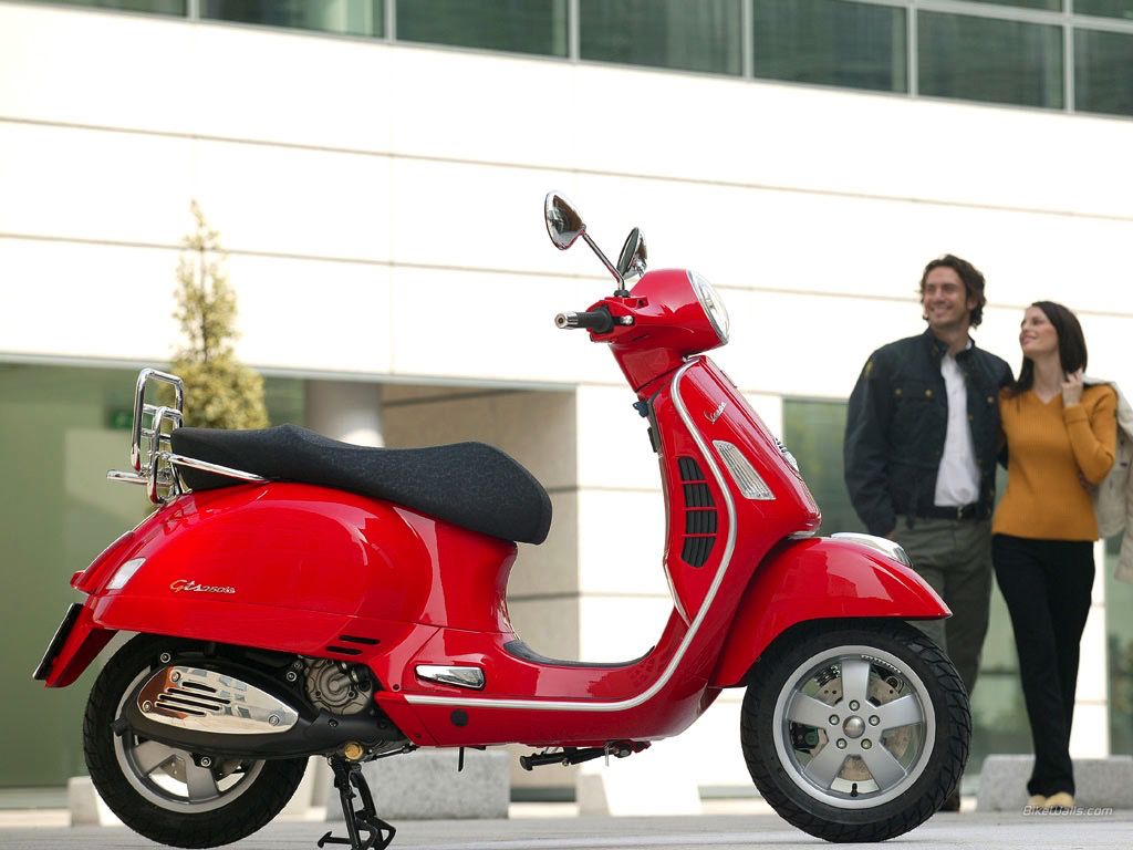 Vehicles Vespa Gts Red Stock Photo Used Vehicles Vespa Gts Red Stock Photo Used