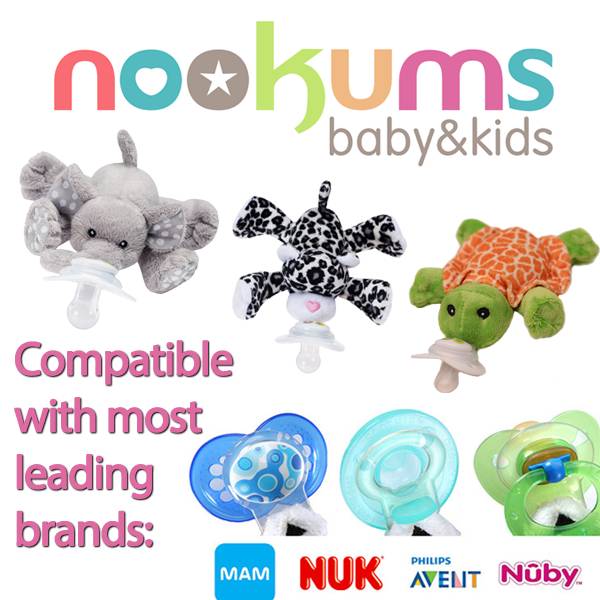 Nookums Paci-Plushes Buddies and Shakies Pacifier Compatibility