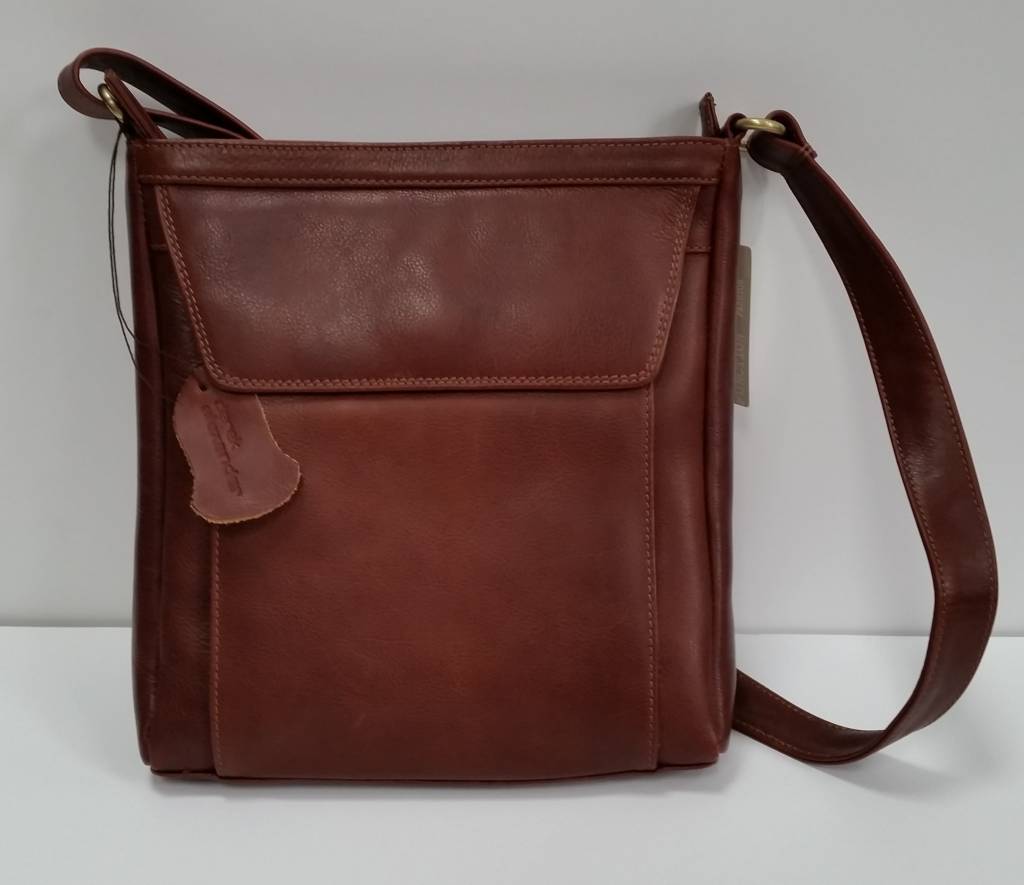 Derek Alexander Uni Cross Body Tablet Whisky Urban Traveller Derek Alexander Med Uni Cross Body Tablet Friendly Leather Bag Whisky Br 8001