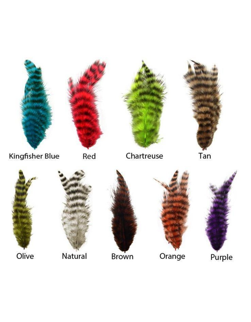 Hareline Dubbin GRIZZLY SOFT HACKLE FEATHERS Ugly Bug Fly Shop