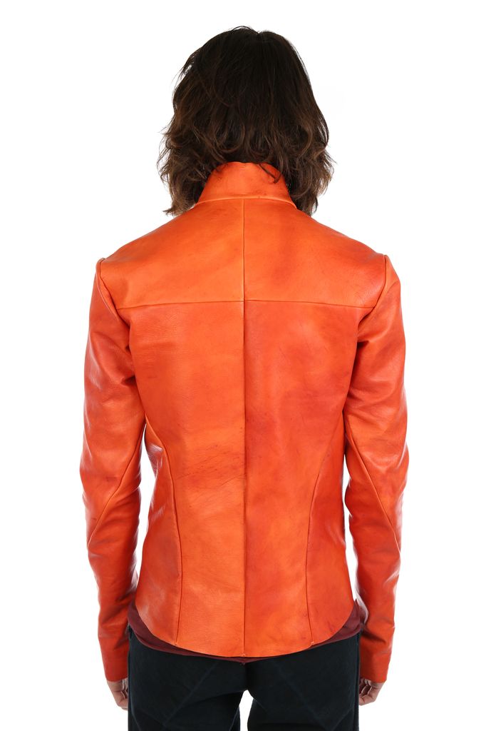 Ma Men Zipped Sleeves Unlined Biker Jacket Atelier New York Ma Men Zipped Sleeves Unlined Biker Jacket 100 Kangaroo Leather
