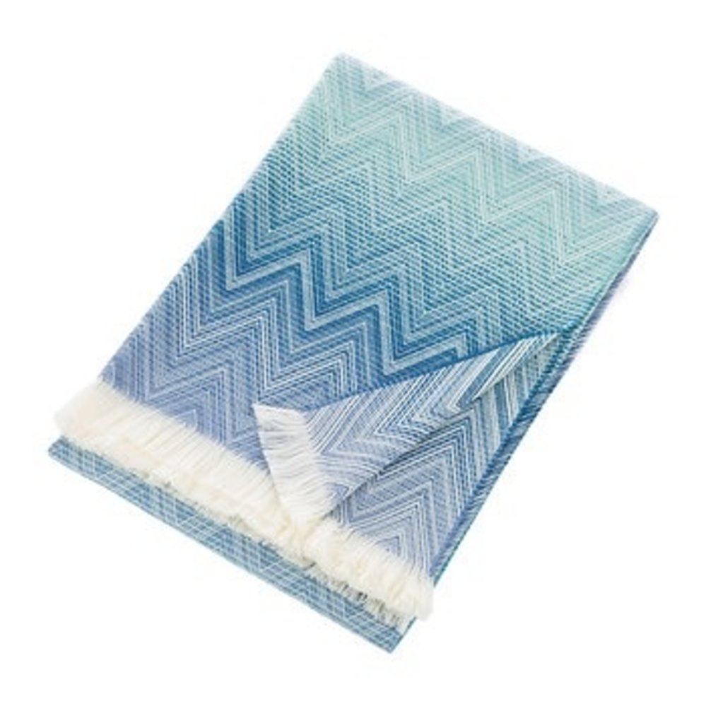 Throws Current Home - Missoni Timmy Throw Blue throws current home - missoni timmy throw blue