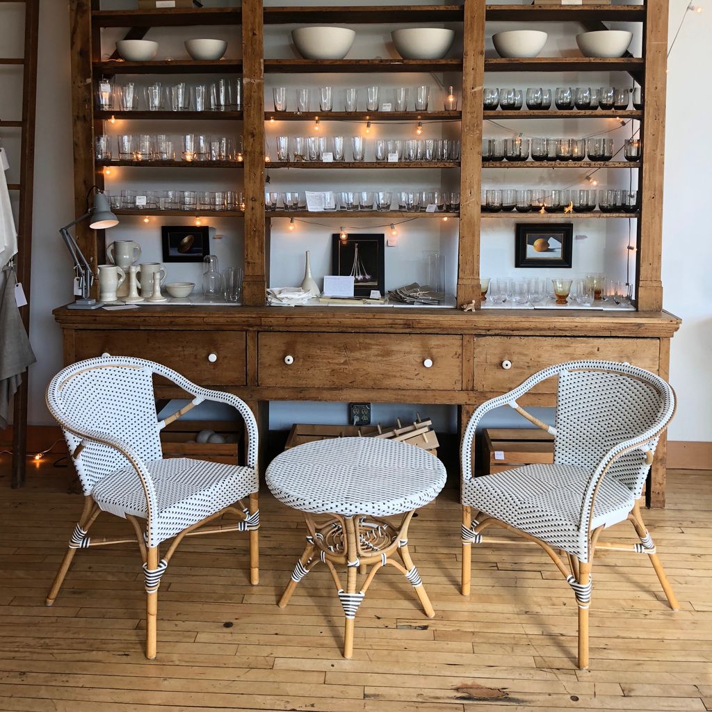 Danielle Rattan Side Table White The Foundry Home Goods Sika Design Danielle Rattan Side Table White