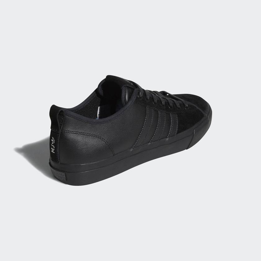 adidas all black leather shoes