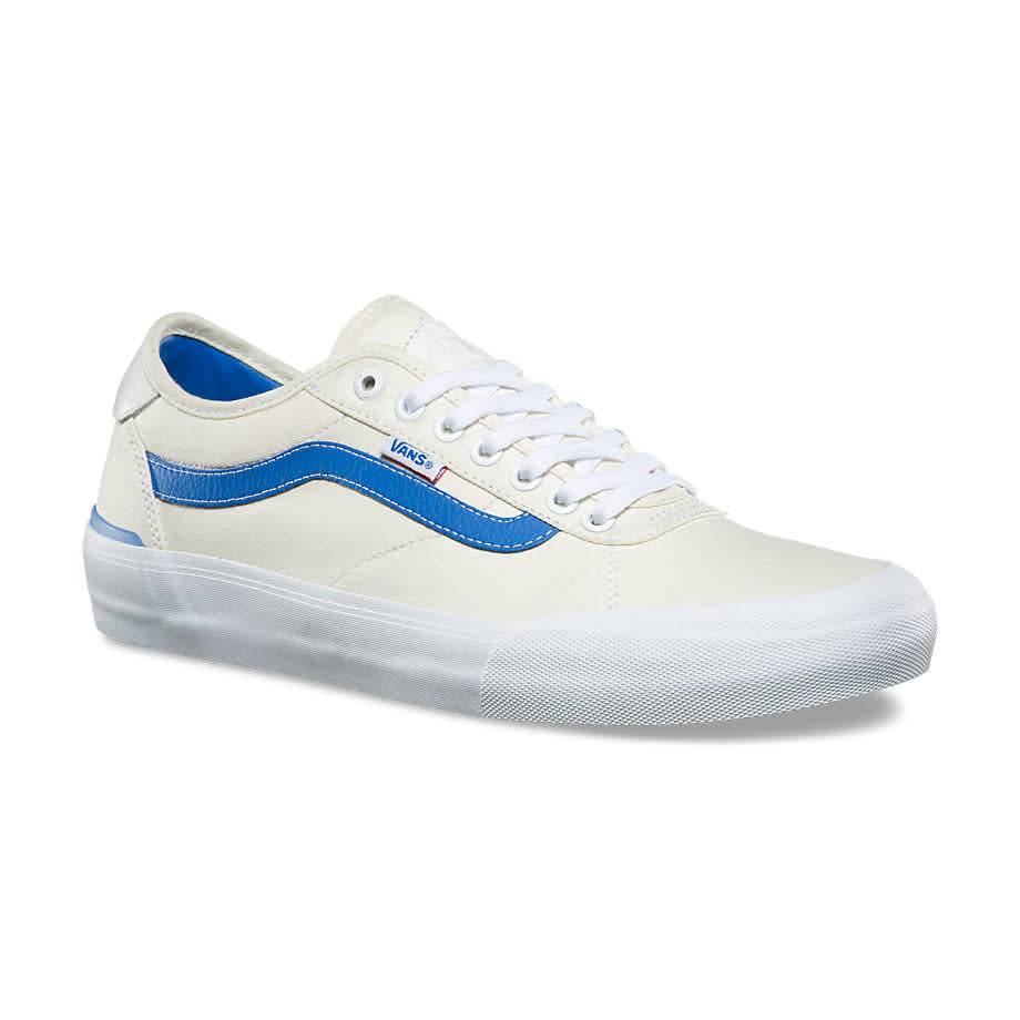 SCARPE SKATEBOARD VANS CHIMA PRO 2 CENTER COURT CLASSIC WHITE VICTORIA BLUE SCARPE SKATEBOARD VANS CHIMA PRO 2 CENTER COURT CLASSIC WHITE VICTORIA BLUE