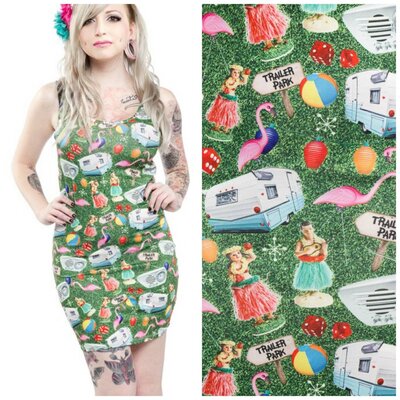 Sourpuss Trailer Park Tank Dress