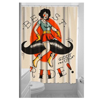 Sourpuss Best Ride Shower Curtain